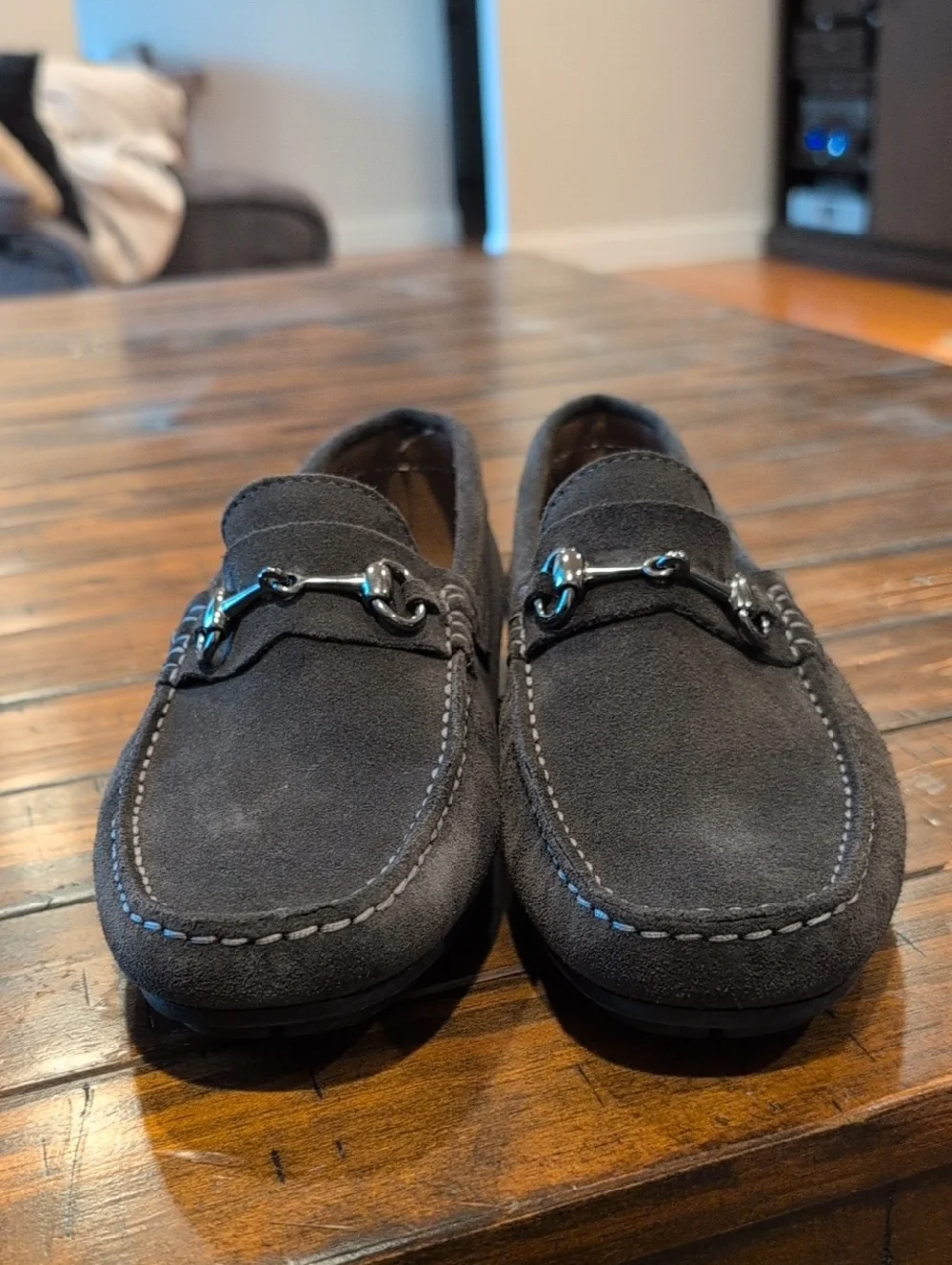 To Boot New York Suede Bit Driving Loafers Hart Horsebit